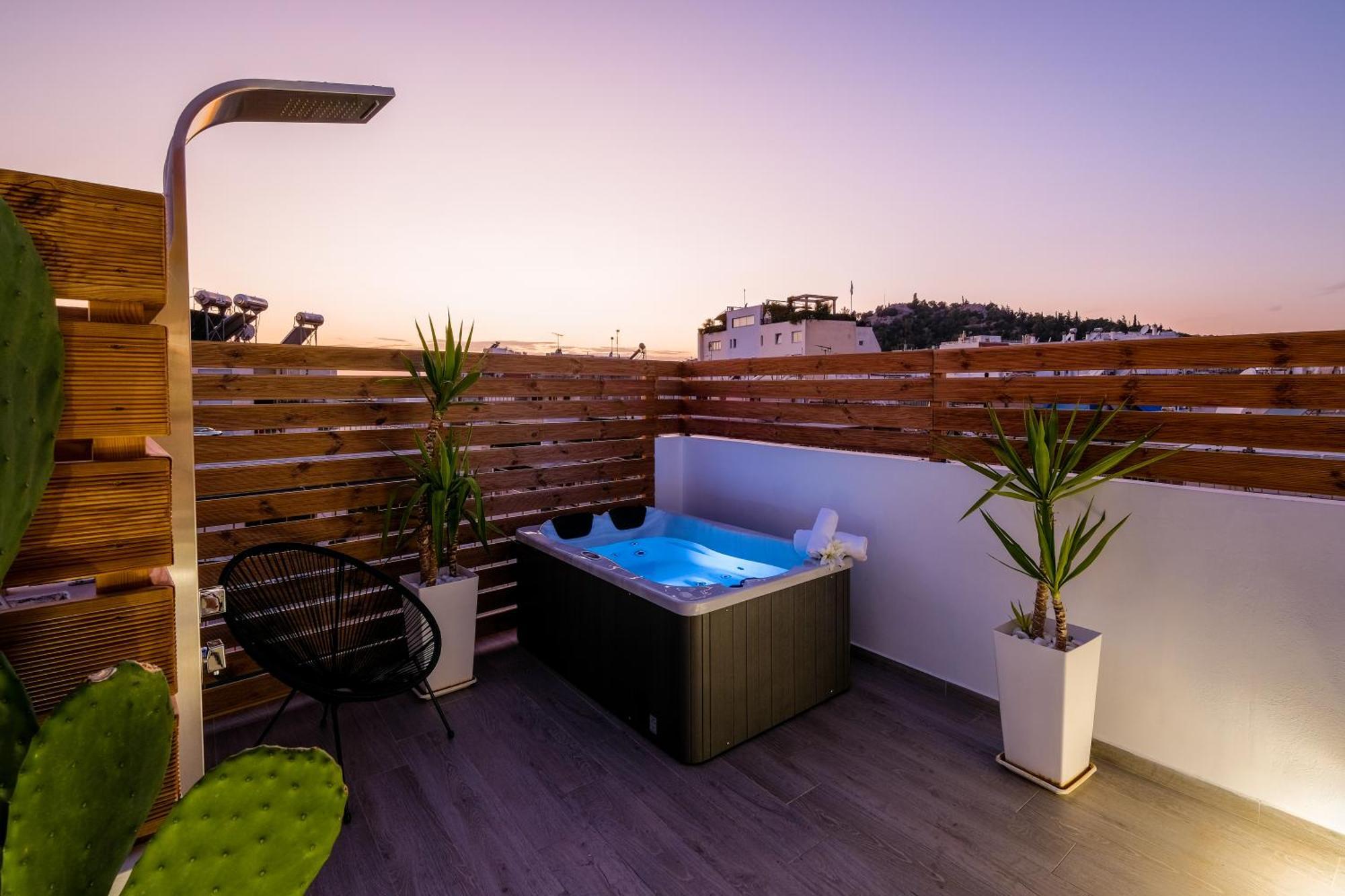 Appartamento Acropolis View With Jacuzzi Atene Esterno foto