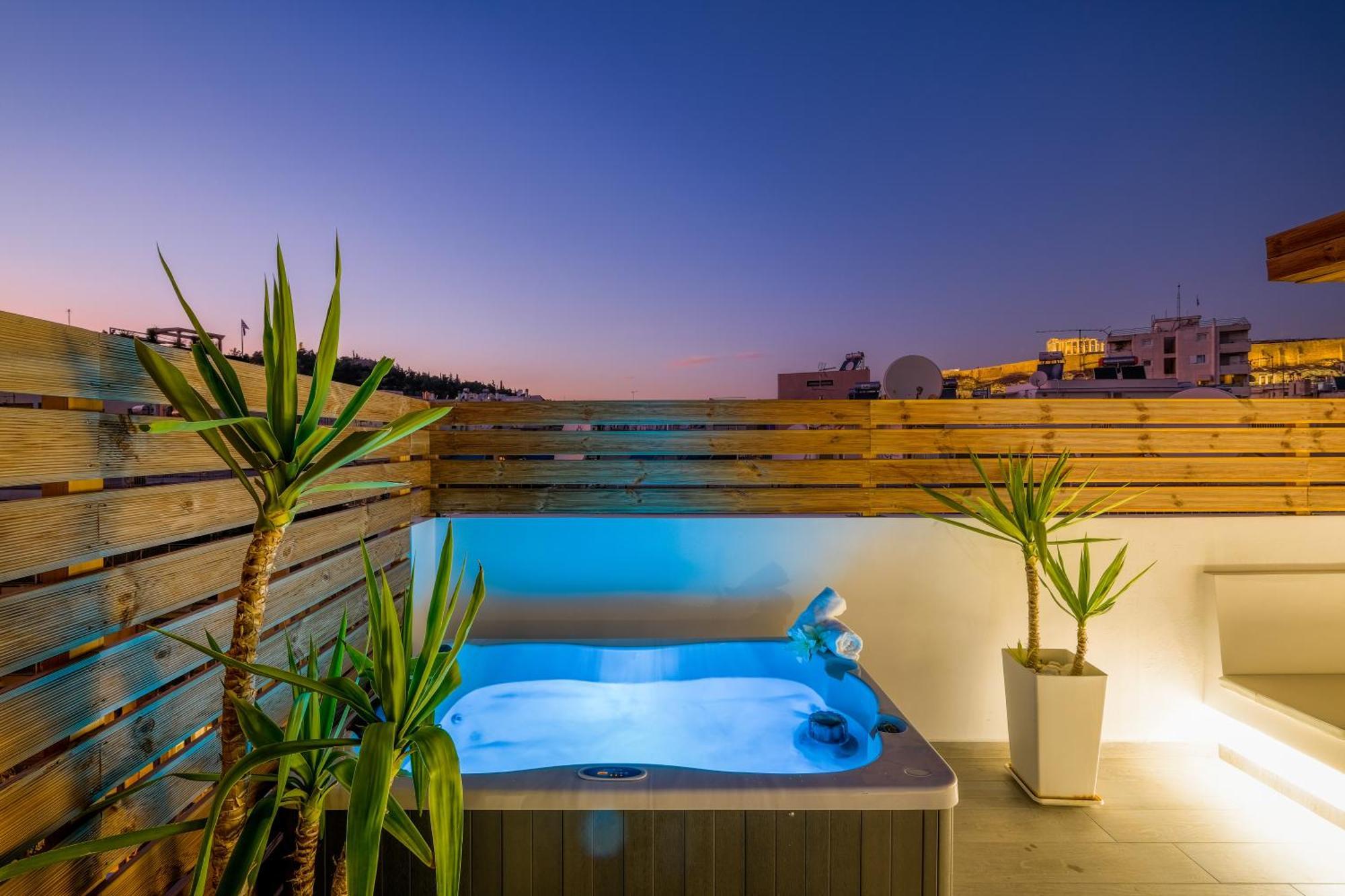 Appartamento Acropolis View With Jacuzzi Atene Esterno foto